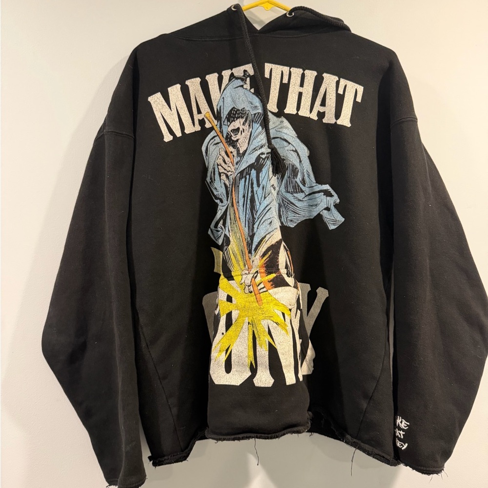 Black Graphic Hoodie